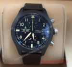 IWC Top Gun Replica Pilots Watch Black PVD Chronograph Nylon